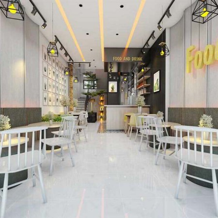  Top 30+ mẫu thiết kế quán cafe đẹp ngang 4m độc đáo, sang trọng